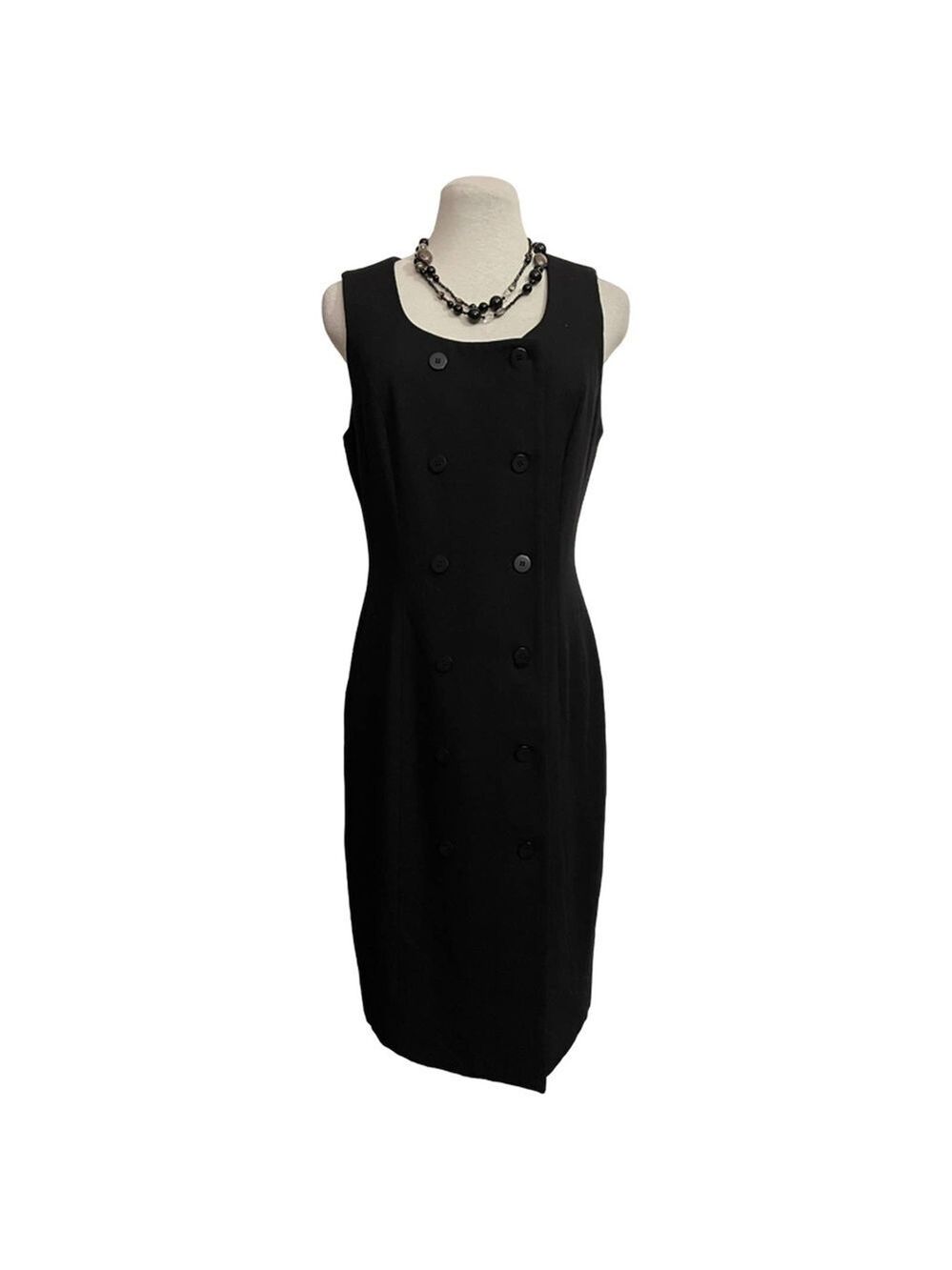 Talbots Double Breasted Sleeveless Dress Size 4
